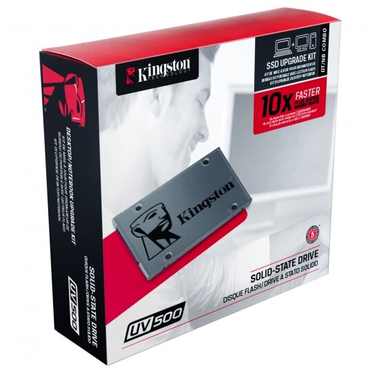 Kingston UV500 2.5 240GB 2.5 Upgrade Kit, SSD-Festplatte (SUV500B/240G)