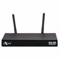 AXAS HIS 4K COMBO+ HD Linux/ANDROID H.265 HEVC 2160p Sat/Kabel Receiver UHD WiFi