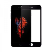 VONUO Panzer-Folie Apple iPhone 6/6s Gorilla Glas 9H Displayschutz SCHWARZ BULK