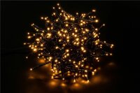 Innen- und Au&szlig;en LED Cluster Lichterkette Weihnachtsbaum kette 400er. Deko, warm-wei&szlig;